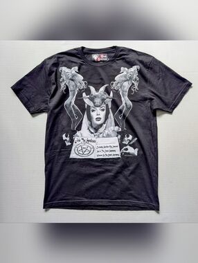 Occult Supremacy T-shirt join the Syndicate blk death 666 Metal Goth rock Tee L